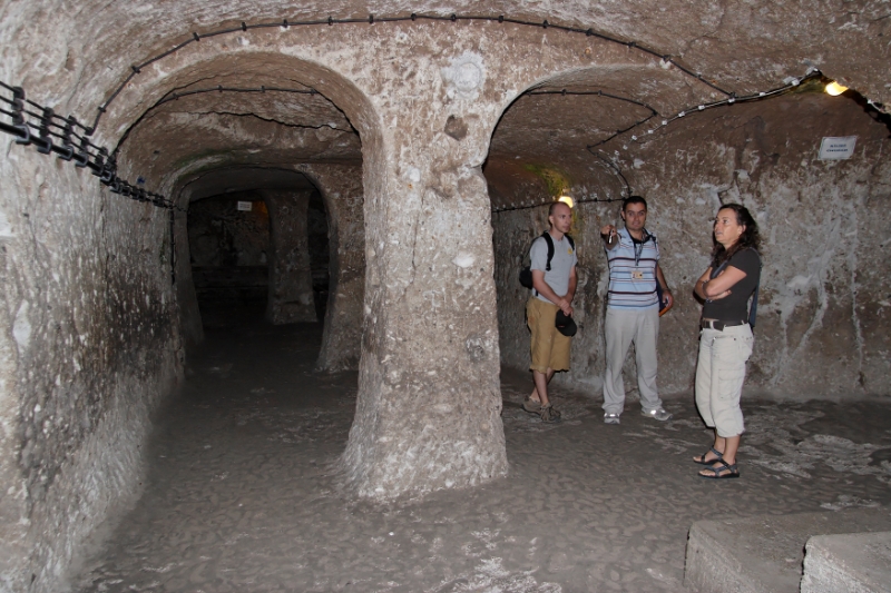 Derinkuyu underground city, Cappadocia, Turkey, Derinkuyu Turkey.jpg - Derinkuyu underground city, Cappadocia, Turkey